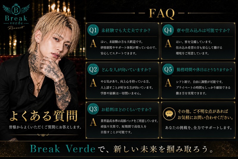 Break Verde -group dandy-求人情報